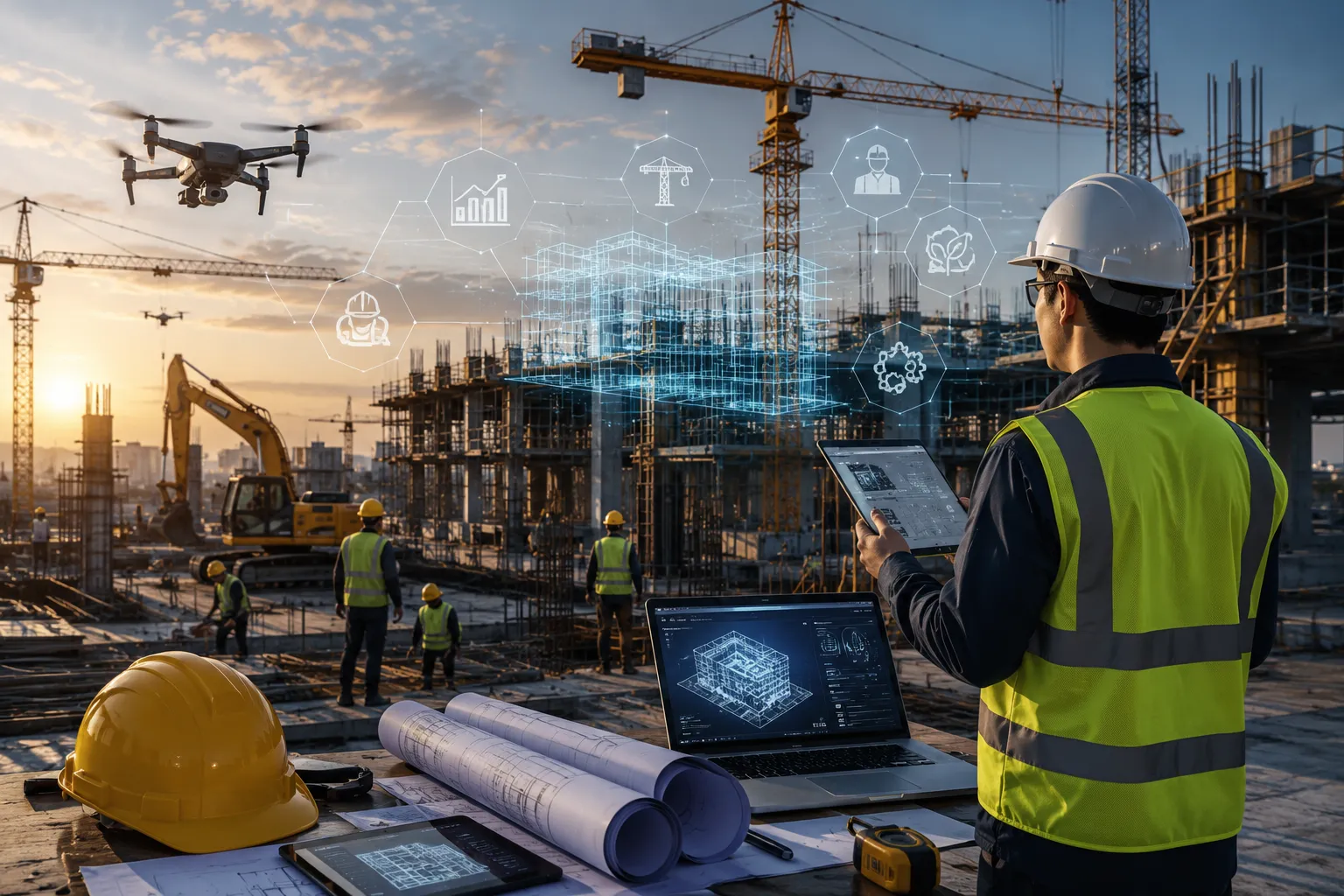 modern construction site 2026